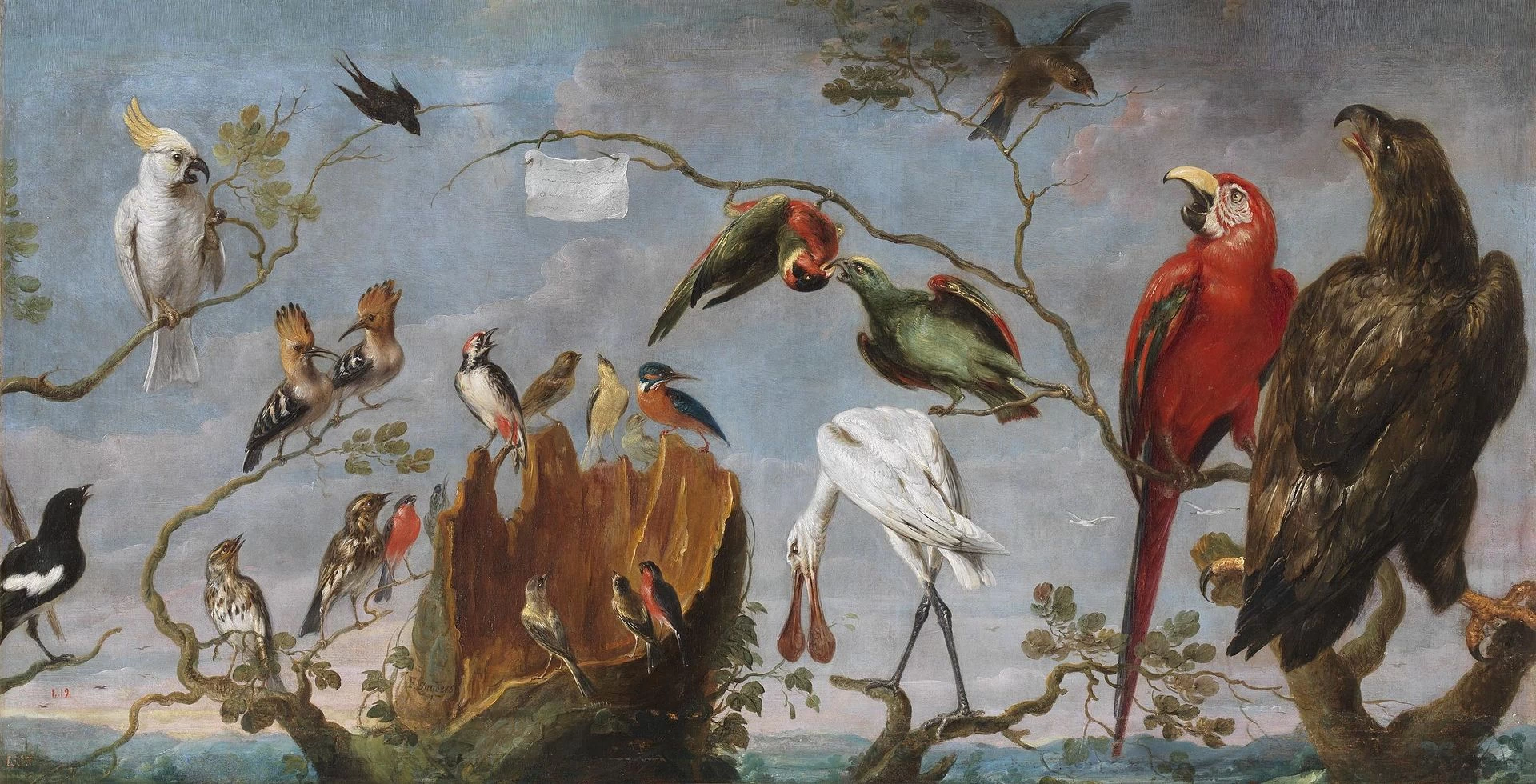 Concerto di uccelli - Museo del Prado